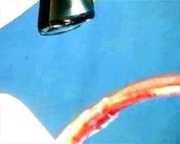 Still from one of seven videos in the Flow installation